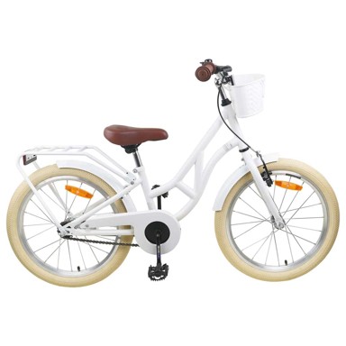 Dječji gradski bicikl 20", 1 brzina, bijelo
